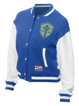 Seattle Sounders FC Blue Wool Varsity Jacket