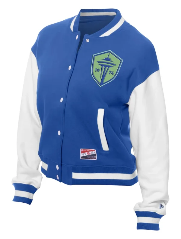 Seattle Sounders FC Blue Wool Varsity Jacket