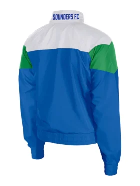 Seattle Sounders FC Zipper Bomber Jacket Back