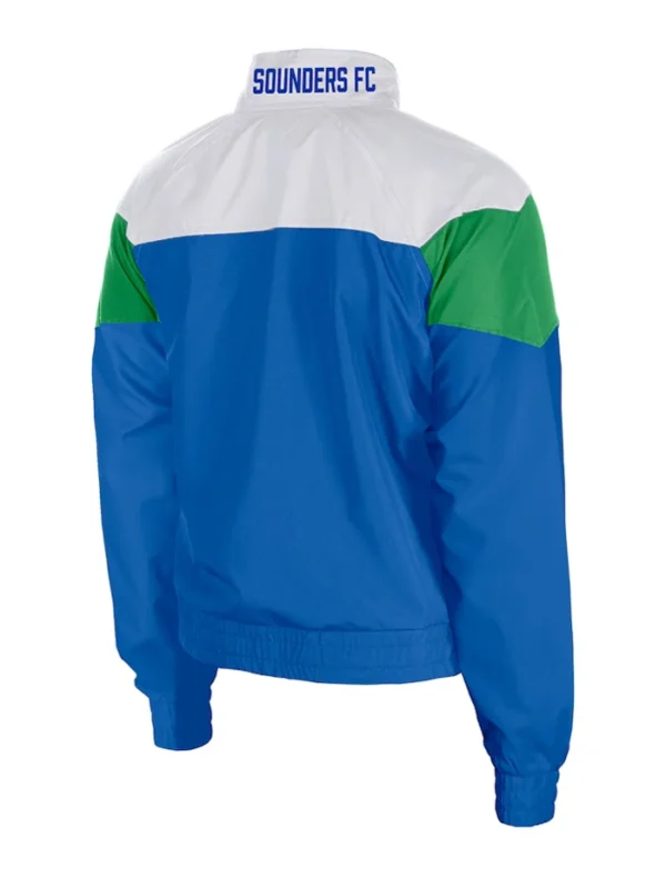 Seattle Sounders FC Zipper Bomber Jacket Back