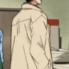 Shop Yoichi Nagumo Sakamoto Days Beige Wool Coat