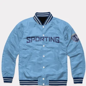 Sporting KC Bomber Full Snap Jacket