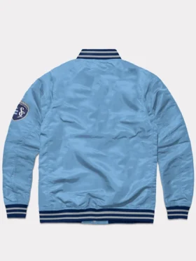 Sporting KC Bomber Full Snap Jacket Back