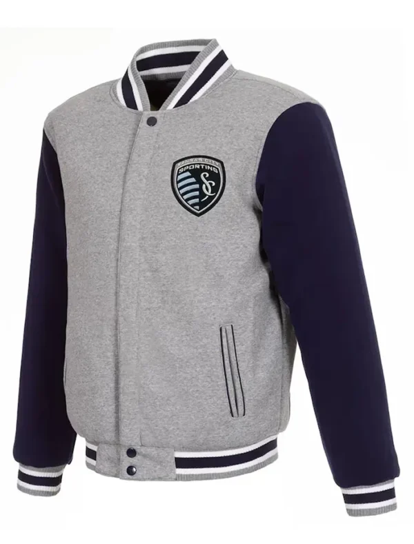 Sporting Kansas City Grey Wool Jacket
