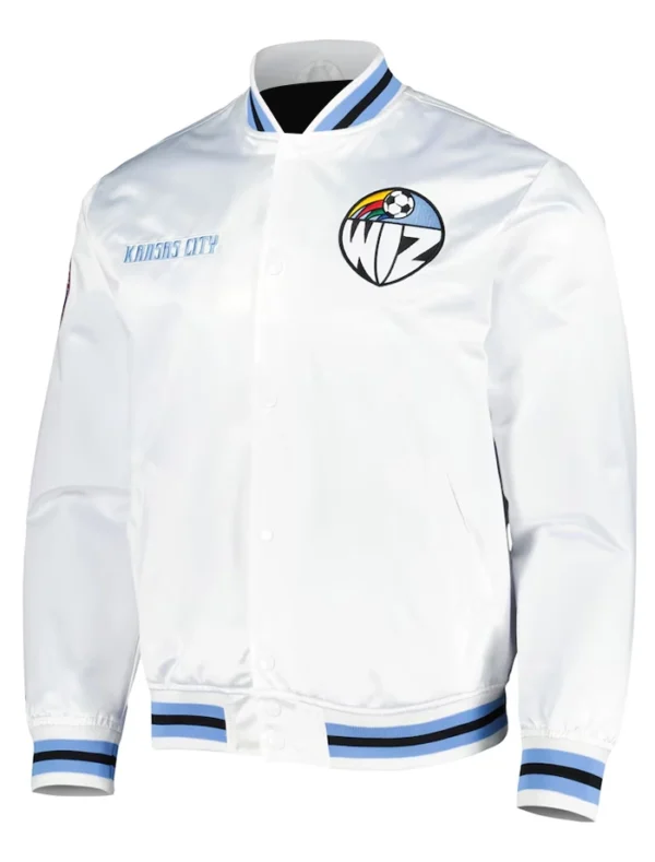 Sporting Kansas City White Bomber Jacket