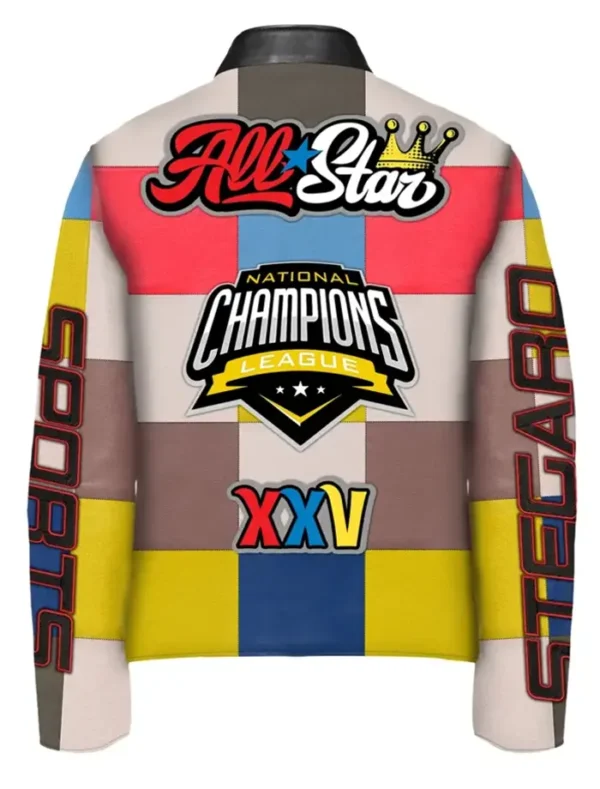 Steagro All Star National Champions Leather Jacket Back