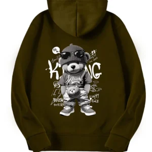 Stegaro Bear With Attitude Hoodie