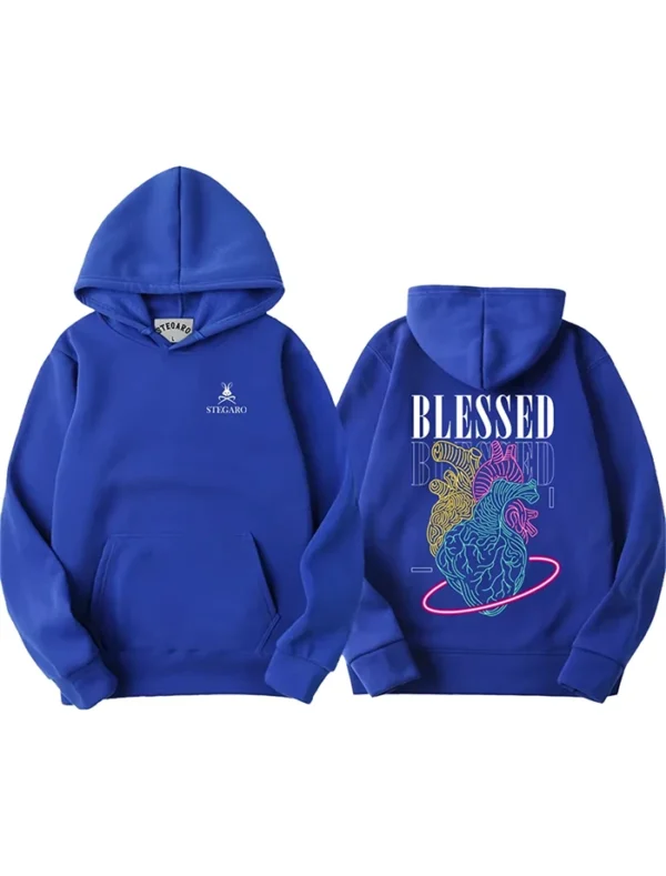 Stegaro Blessed Heart Hoodie Front