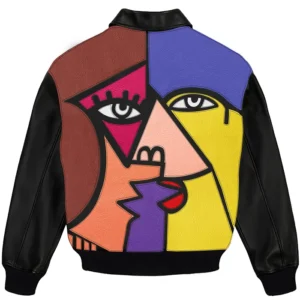 Stegaro Cubism Bomber Jacket Back