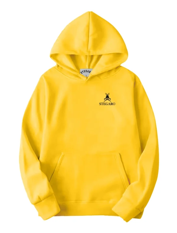 Stegaro Money Yellow Hoodie Front