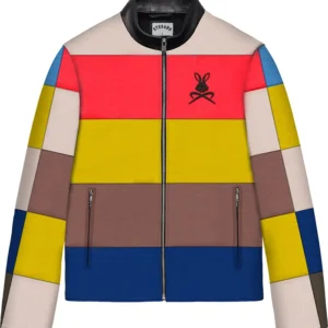 Stegaro Multicolor Leather Jacket