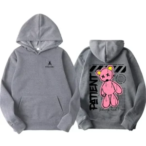 Stegaro Patient Bear Hoodie For Sale
