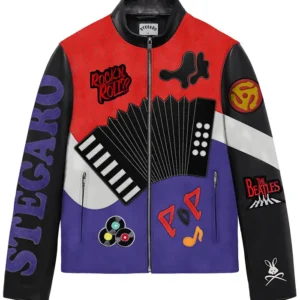 Stegaro Piano Leather Jacket