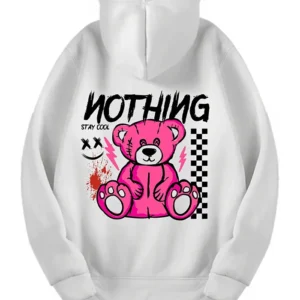 Stegaro Pink Bear Hoodie