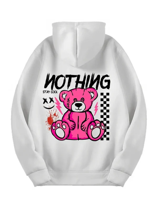 Stegaro Pink Bear Hoodie
