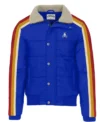 Stegaro Puffer Bomber Jacket Blue