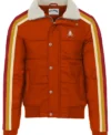Stegaro Puffer Bomber Jacket Orange