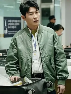 Strong Girl Nam-soon S01 Young Tak Green Jacket Side