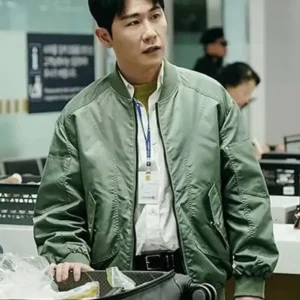 Strong Girl Nam-soon S01 Young Tak Green Jacket Side