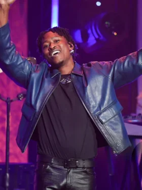 Super Bowl Soulful Celebration Lucky Daye 2025 Blue Jacket