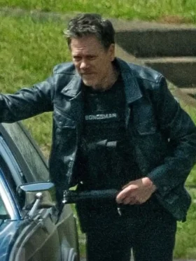 The Bondsman 2025 Kevin Bacon Black Jacket Side