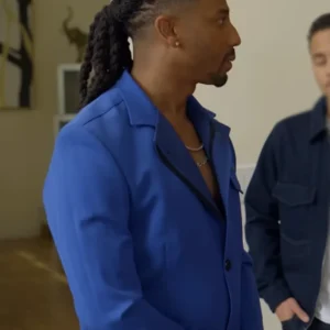 The Family Business New Orleans Brandon T. Jackson Blue Blazer