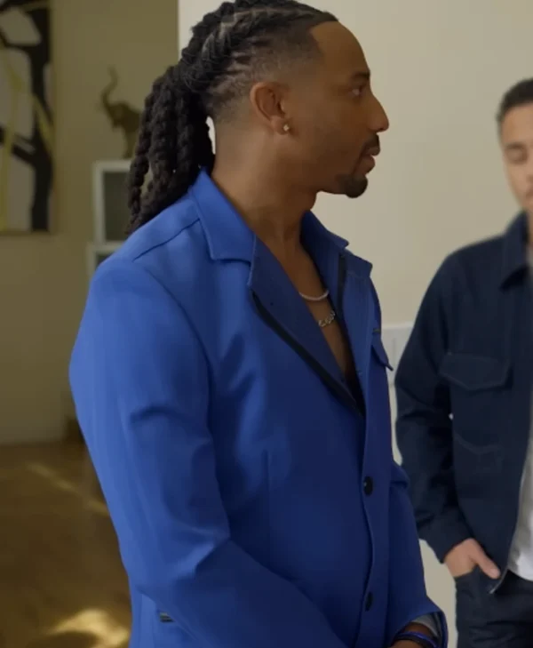 The Family Business New Orleans Brandon T. Jackson Blue Blazer
