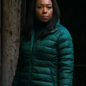 The Night Agent S03 Catherine Weaver Green Puffer Jacket