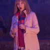 The Parenting 2025 Lisa Kudrow Pink Jacket Side