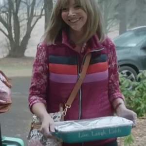 The Parenting 2025 Lisa Kudrow Puffer Vest Back