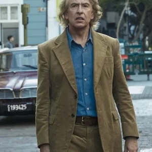 The Penguin Lessons 2025 Steve Coogan Brown Blazer Side