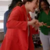 The Royal We 2025 Mallory Jansen Red Blazer