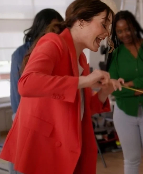 The Royal We 2025 Mallory Jansen Red Blazer