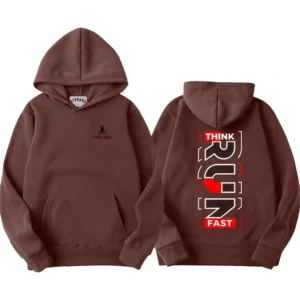 Think Run Fast Stegaro Hoodie Front