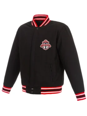 Toronto FC Black Wool Varsity Jacket