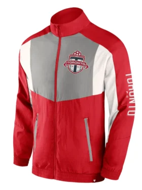 Toronto FC Red Zipper Bomber Jacket