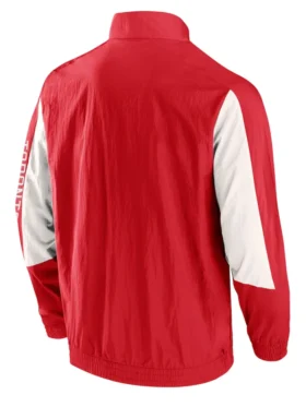 Toronto FC Red Zipper Bomber Jacket Back