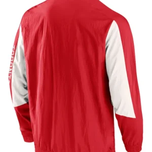 Toronto FC Red Zipper Bomber Jacket Back