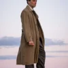 Towards Zero S01 Matthew Rhys Brown Trench Coat