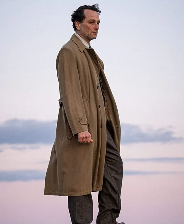 Towards Zero S01 Matthew Rhys Brown Trench Coat