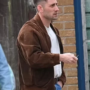 Toxic Town S01 Michael Socha Brown Jacket