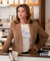 Tracker S02 Amy Pietz Brown Blazer Front