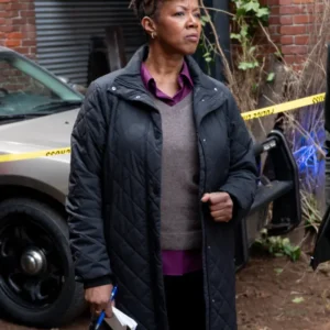 Tracker S02 Marci T. House Black Quilted Jacket Front