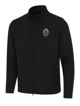 Vancouver Whitecaps FC Black Zipper Bomber Jacket