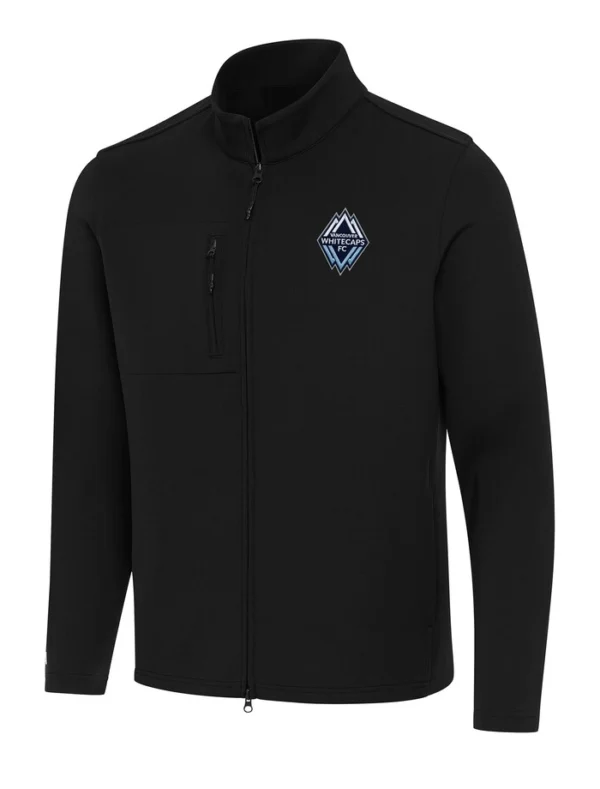 Vancouver Whitecaps FC Black Zipper Bomber Jacket