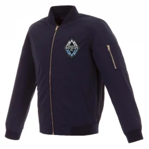 Vancouver Whitecaps FC Navy Blue Bomber Jacket