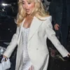 Vogue Party 2025 Sabrina Carpenter White Long Coat