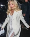 Vogue Party 2025 Sabrina Carpenter White Long Coat