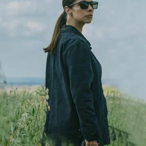 When No One Sees Us S01 Maribel Verdú Black Jacket Front