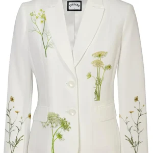 White Bloom Stegaro Blazer